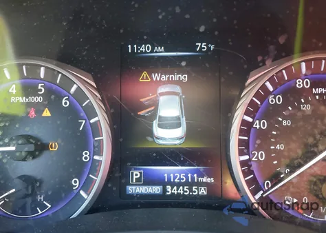 2017 Infiniti Q50 3.0T Premium z USA, uszkodzony, nr VIN JN1EV7AP0HM743549